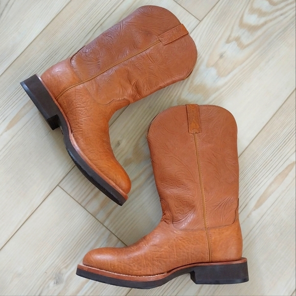 NWOB Twisted X Tooled Leather Boots - Picture 3 of 6